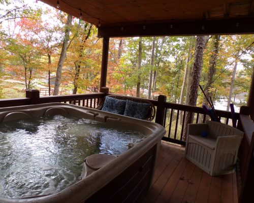 private hot tub